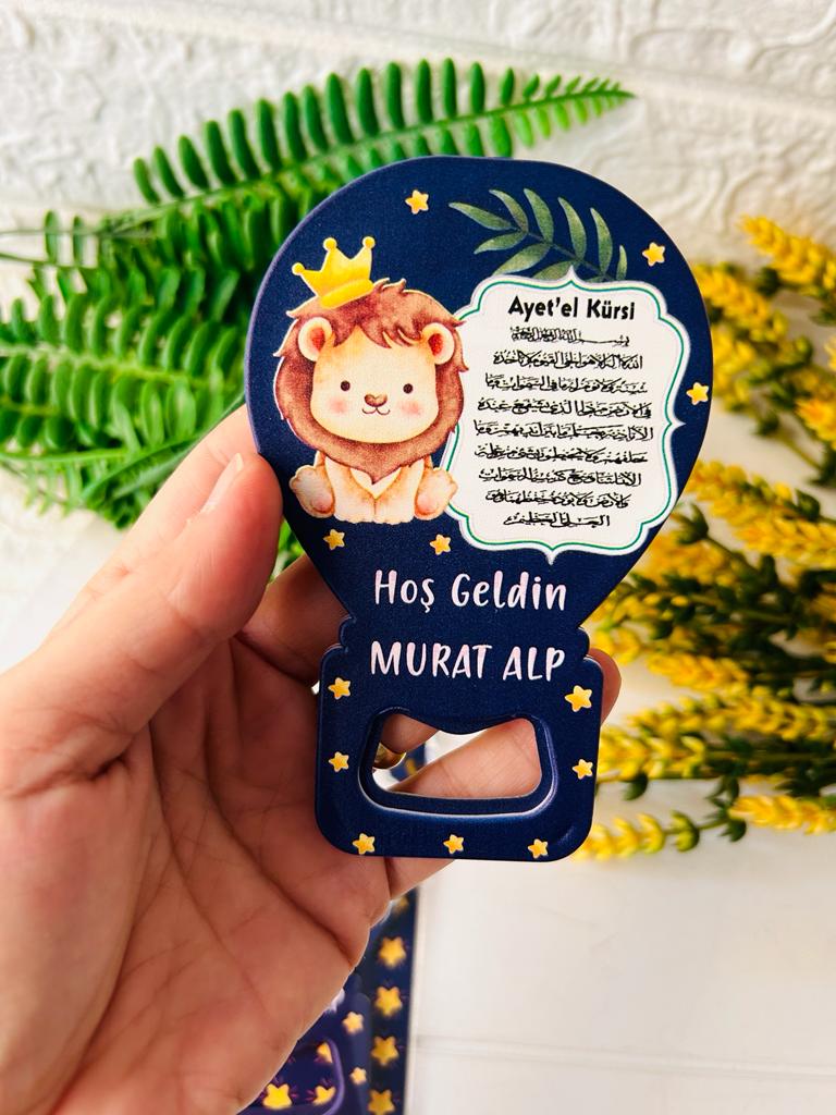 Dualı  Aslan Temalı Balon Magnet