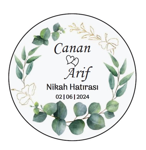 Okaliptüs Çiçekli  Buton  Açacaklı Magnet