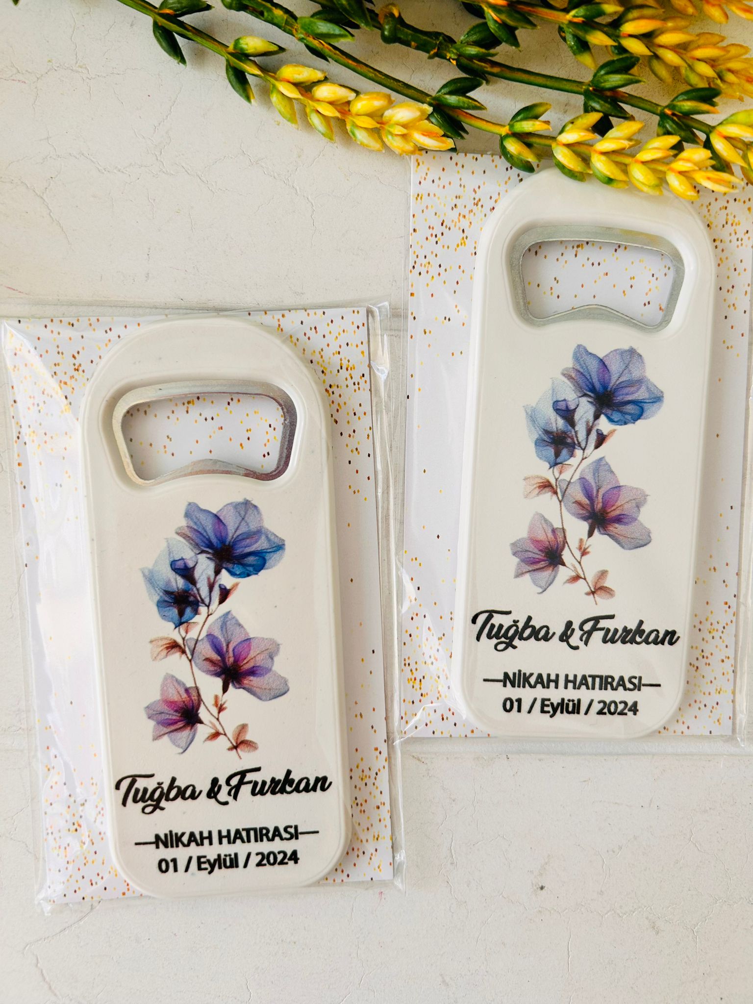 ÇİÇEK  TEMALI UZUN AÇACAKLI MAGNET