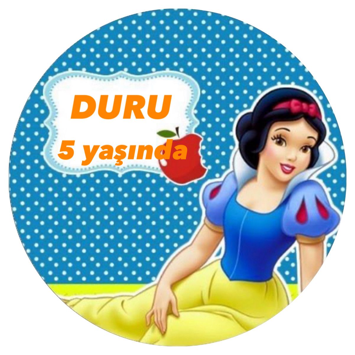 PAMUK PRENSES YUVARLAK AYNA