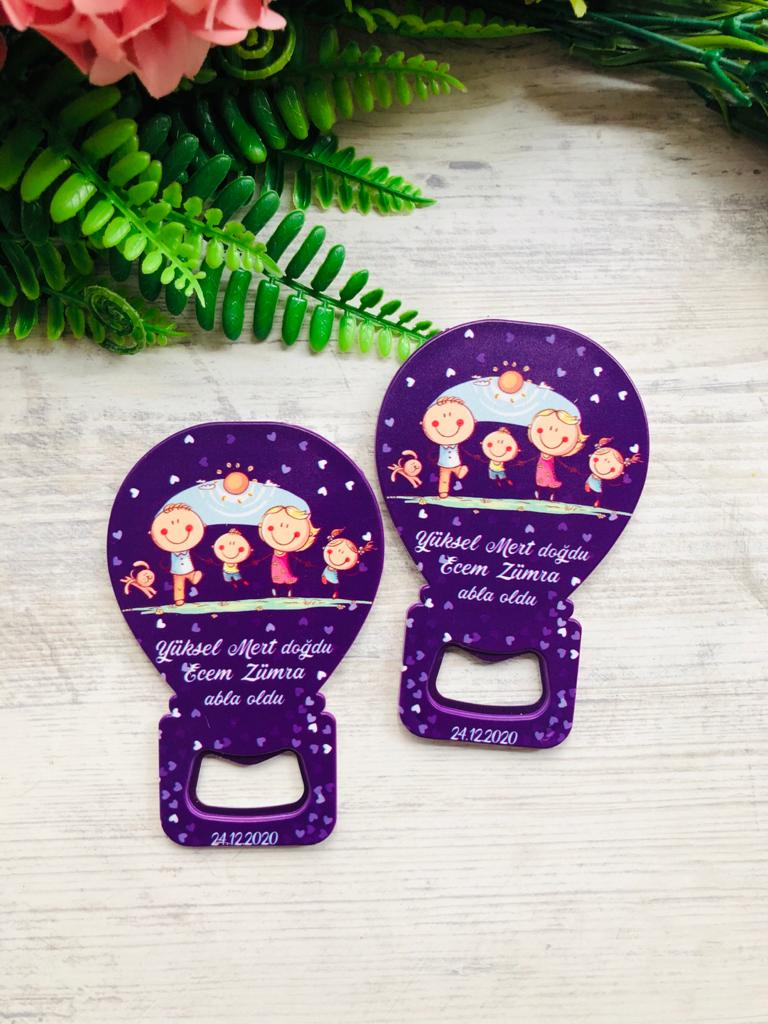 Balon Açacak Magnet Abla Erkek Kardeş Temalı