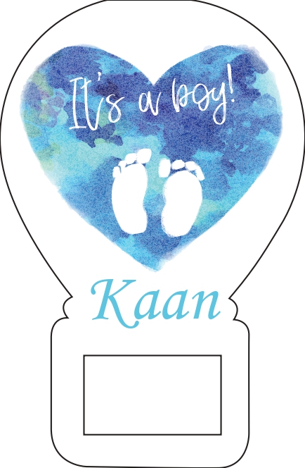 Baby Shower Temalı Balon Magnet