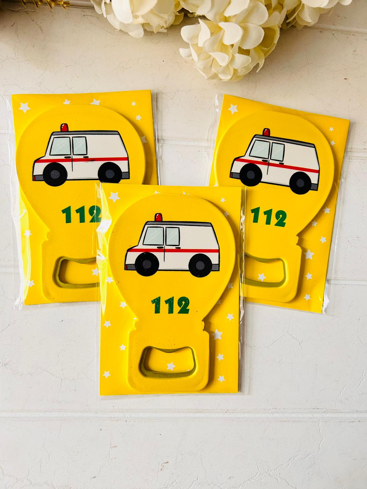 AmbulansTemalı Balon Magnet