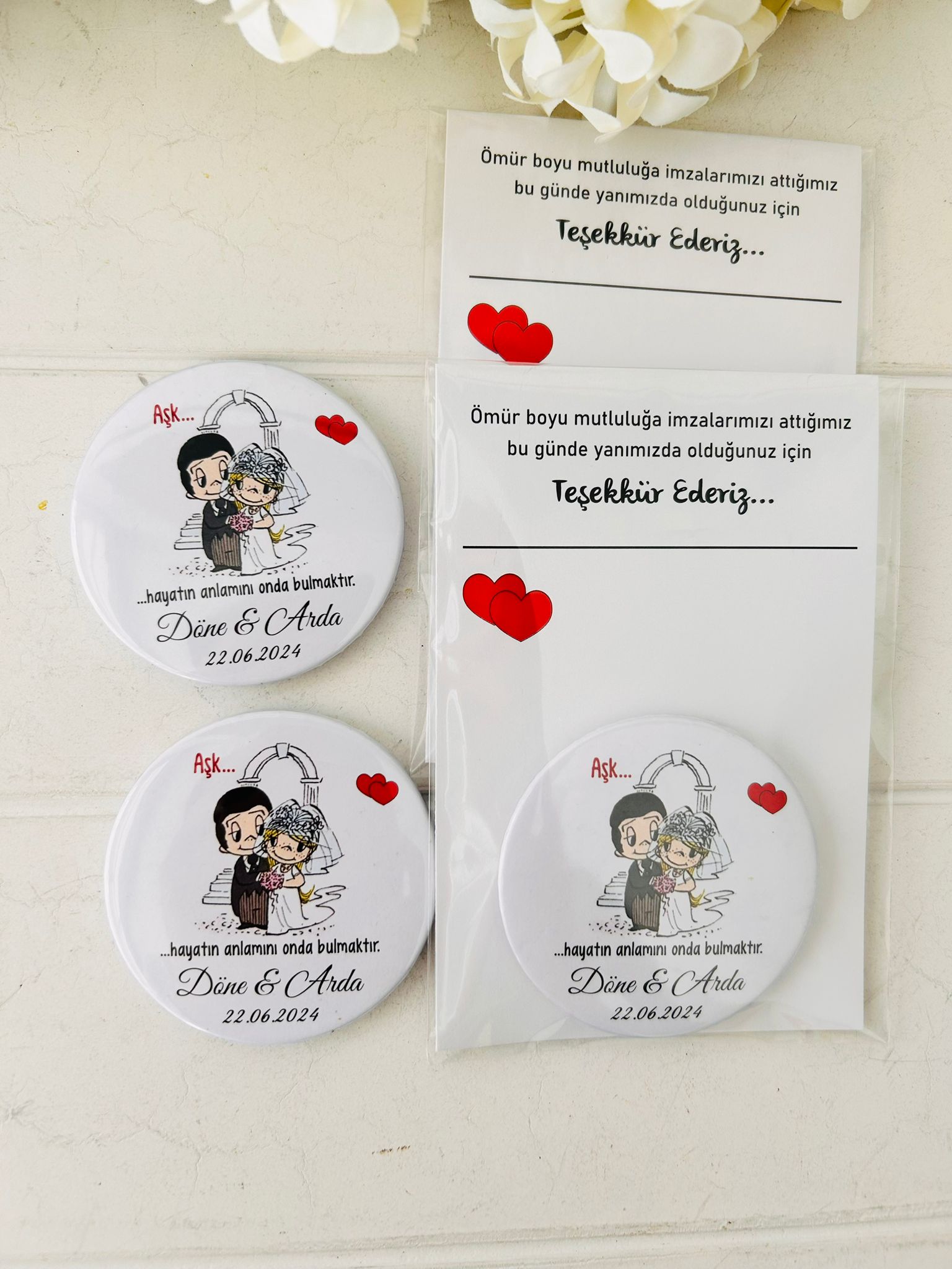 ŞıpSevdi Temalı Buton  Açacaklı Magnet