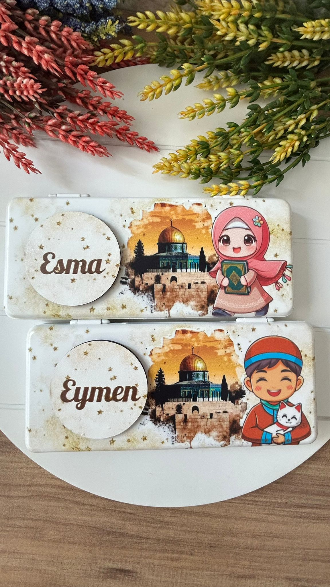 MESCİDİ AKSA TEMALI PLASTİK  KALEMLİK