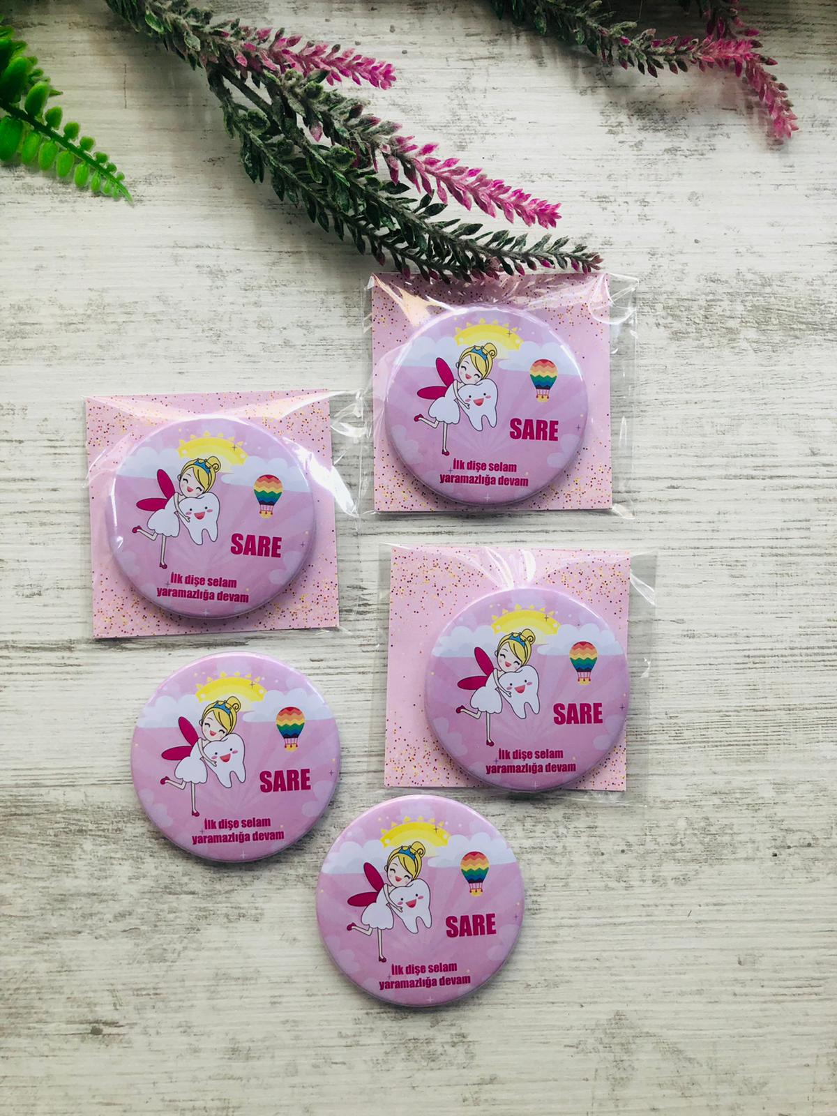 Buton Açacak Magnet Diş Buğdayı-Diş Perisi
