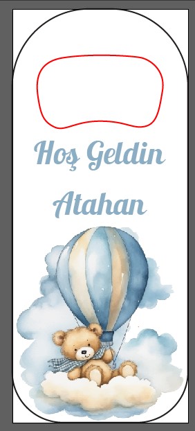 Ayıcık Temalı  Uzun Açacak Magnet