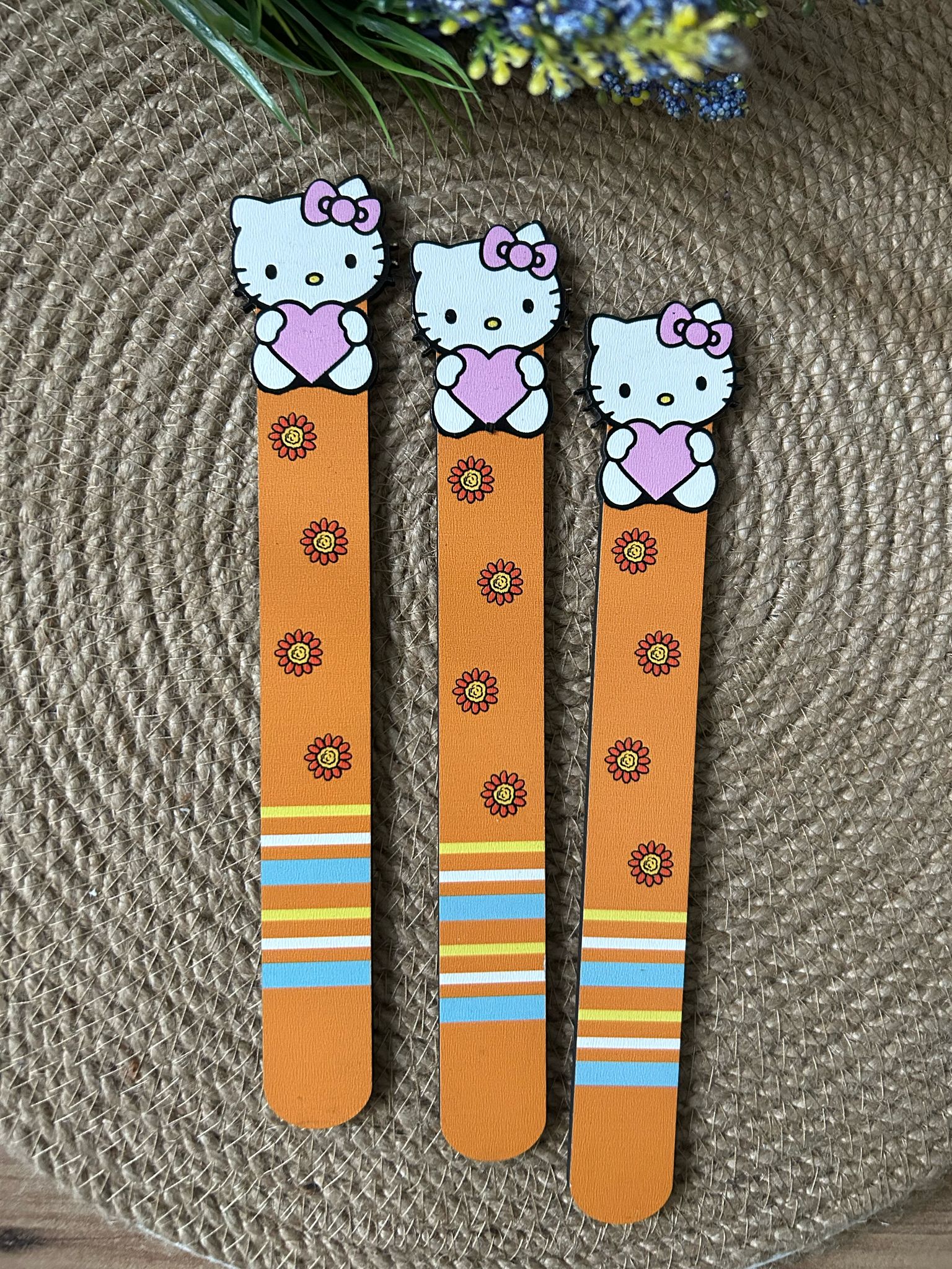 Ahşap Kitap Ayraçları -Hello Kitty Temalı