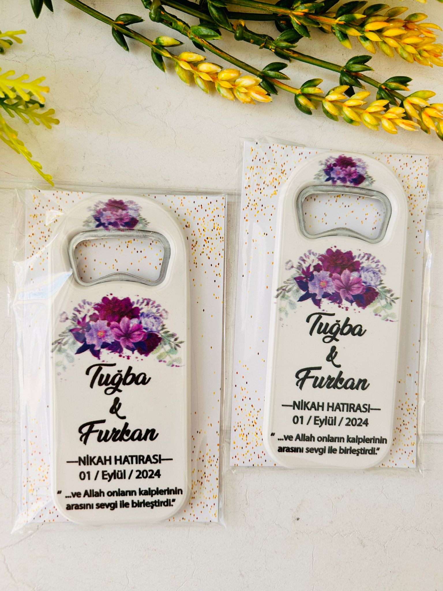 ÇİÇEK  TEMALI UZUN AÇACAKLI MAGNET