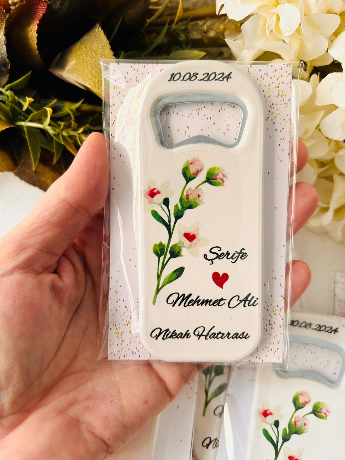 ÇİÇEK DESENLİ UZUN AÇACAKLI MAGNET