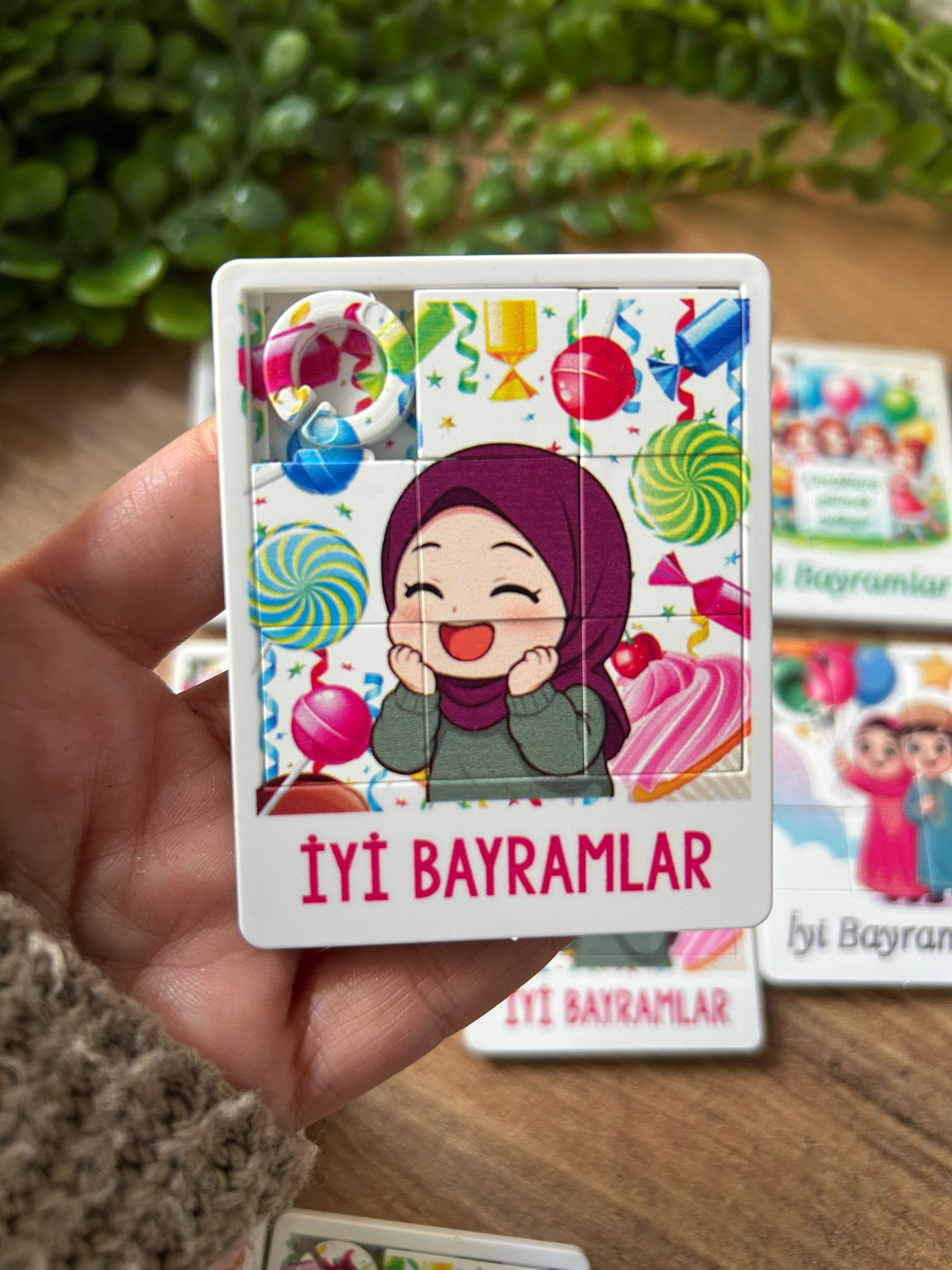 Çocuklar İçin Eğitici Bayram Temalı Puzzle -  8 Parça İslami Yapboz