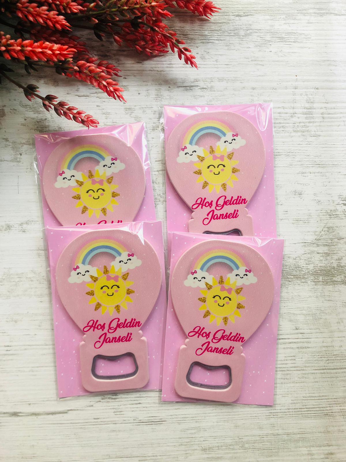 Balon Açacak Magnet Güneş ve Gökkuşağı