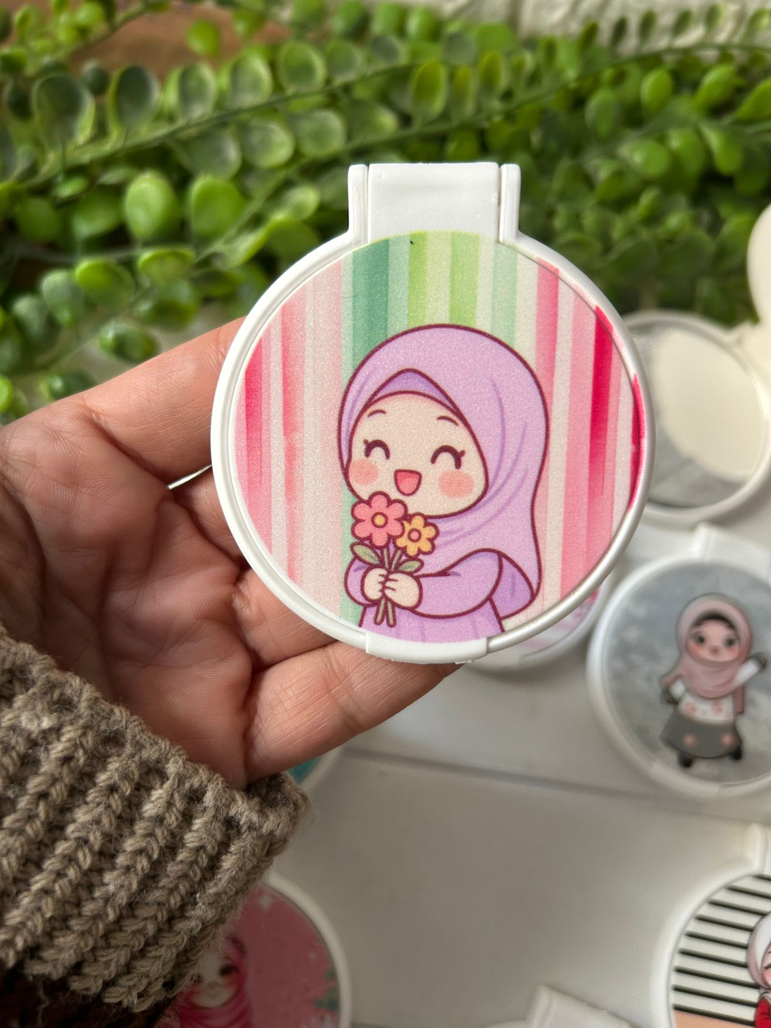 Kuran Kursu  Temalı Kare Pleksi Ayna