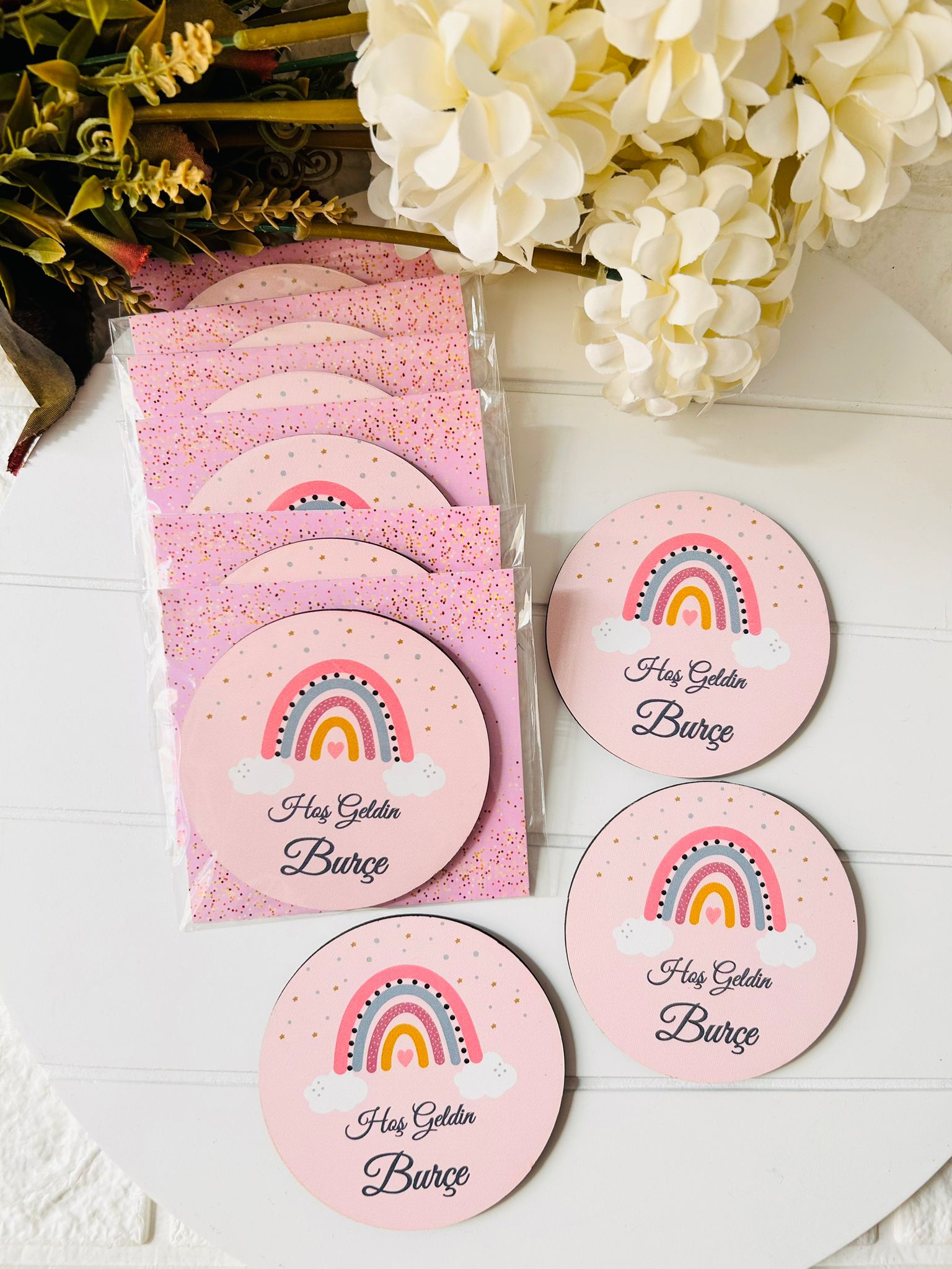 Gökkuşağı  3 mm Ahşap Magnet