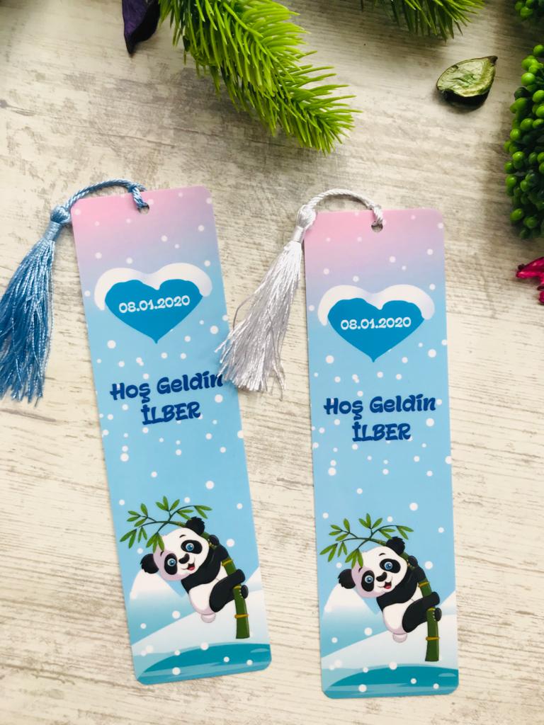 Panda Temalı Kitap Ayracı