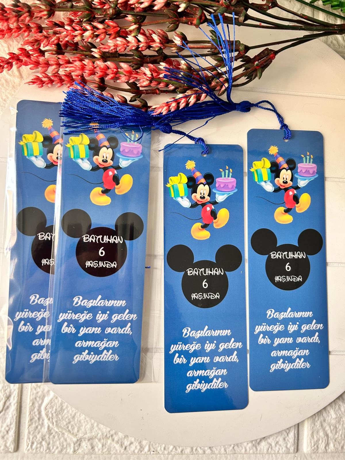 Mickey Mouse Temalı Kitap Ayracı