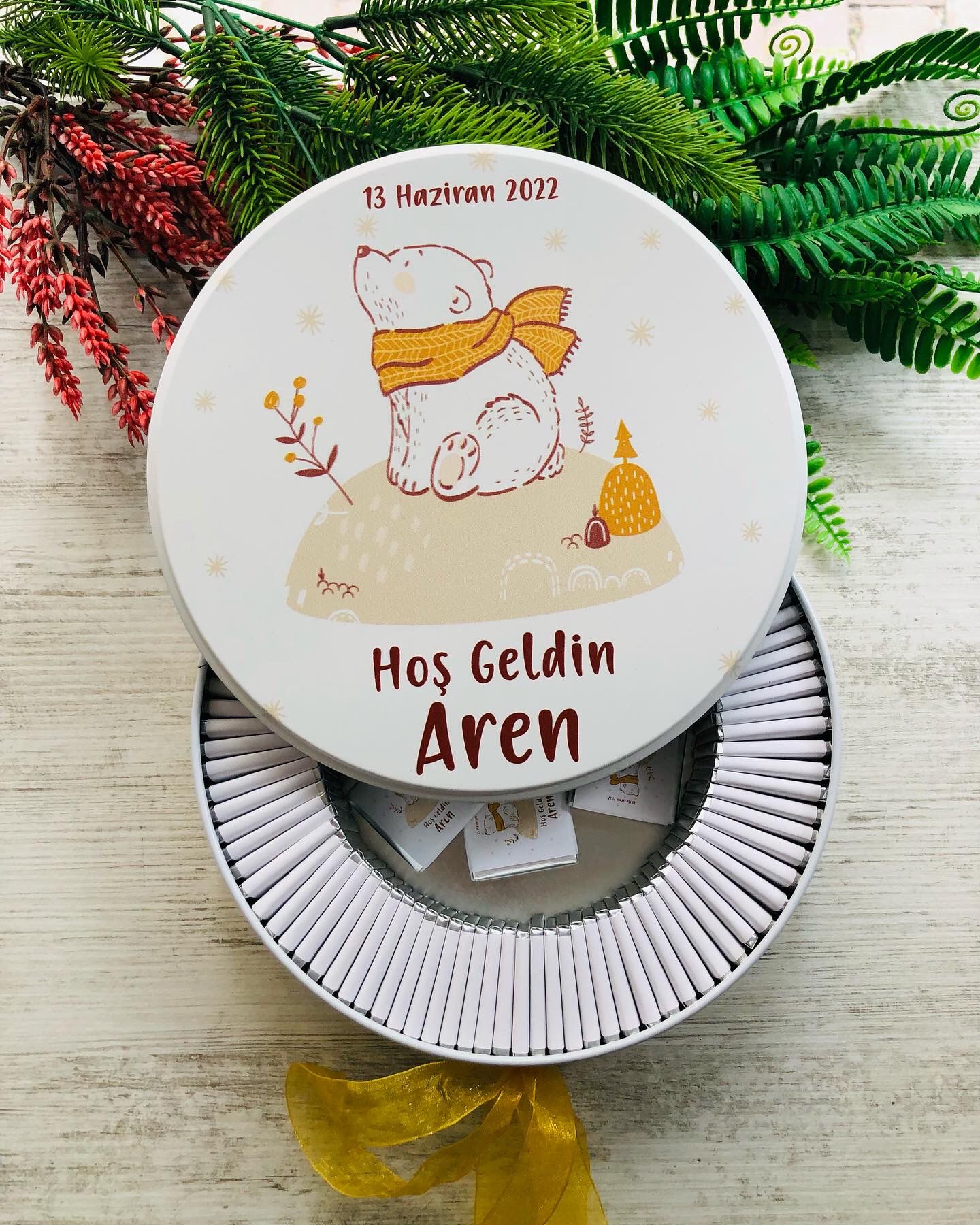 PANDA TEMALI ÇİKOLATA KUTUSU