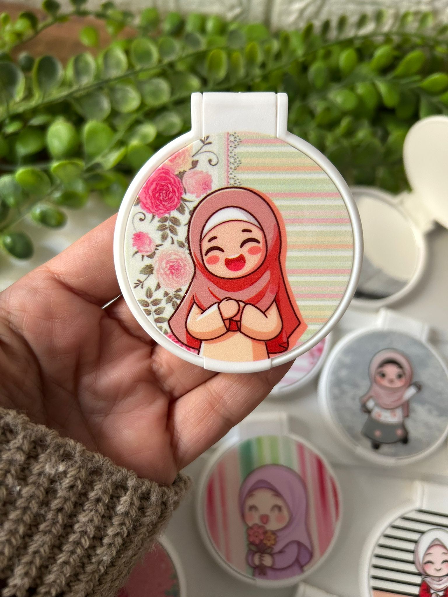 Kuran Kursu  Temalı Kare Pleksi Ayna