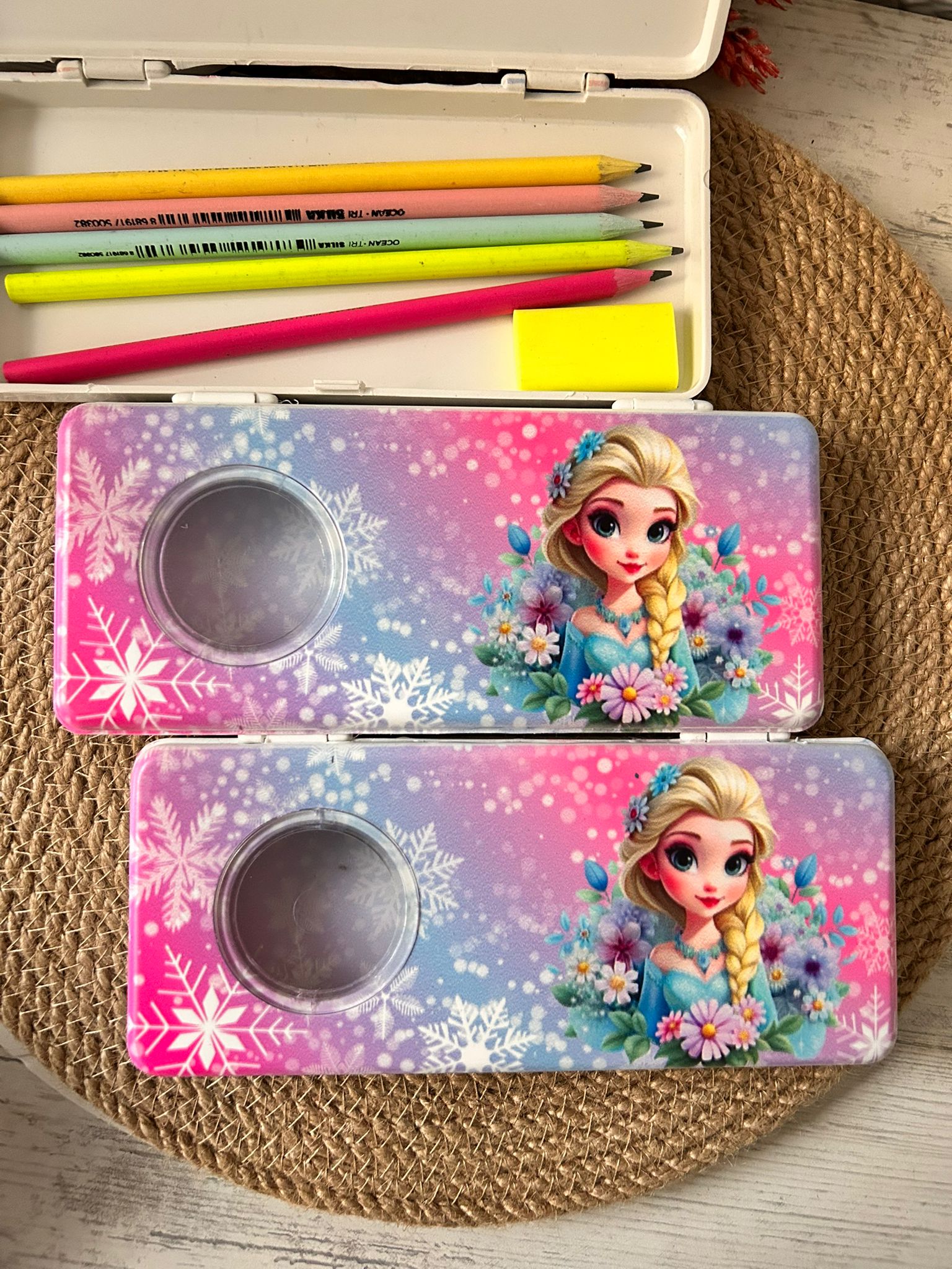 ELSA TEMALI  PLASTİK  KALEMLİK