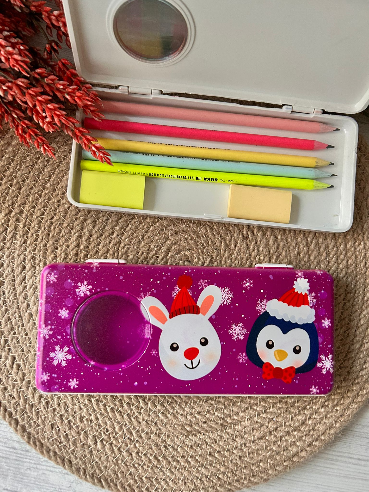 NOEL-YENİ YIL TEMALI PLASTİK KALEMLİK