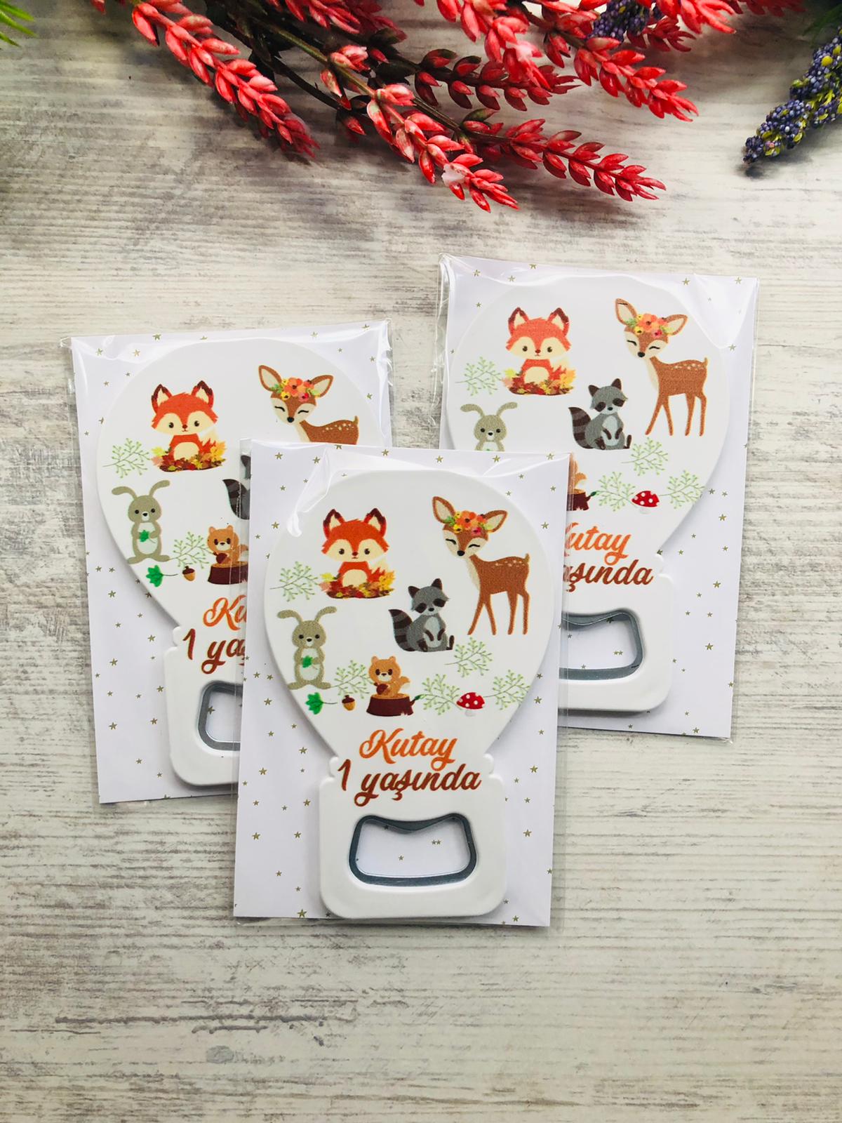 Balon Açacak Magnet Woodland Temalı