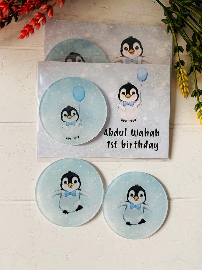 Penguen Temalı Pleksi Magnet