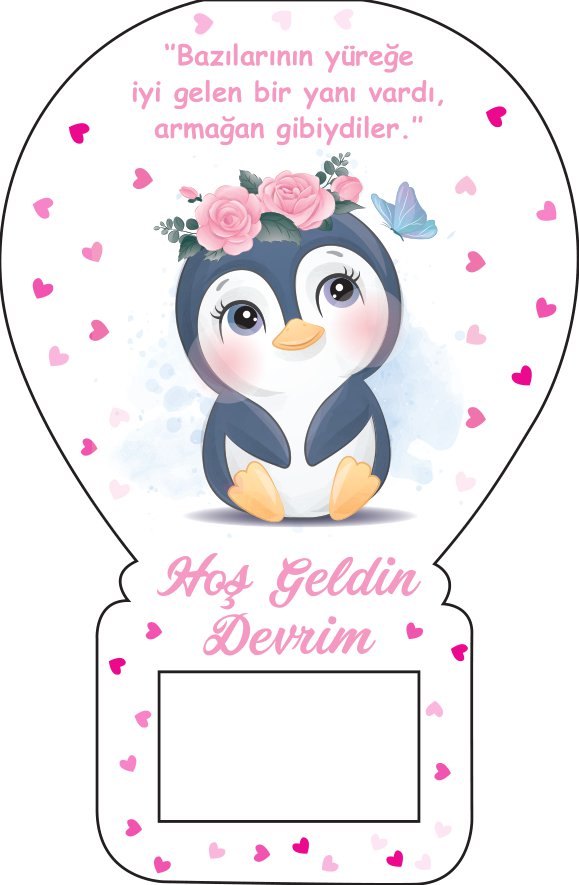 Balon Açacak Magnet Penguen