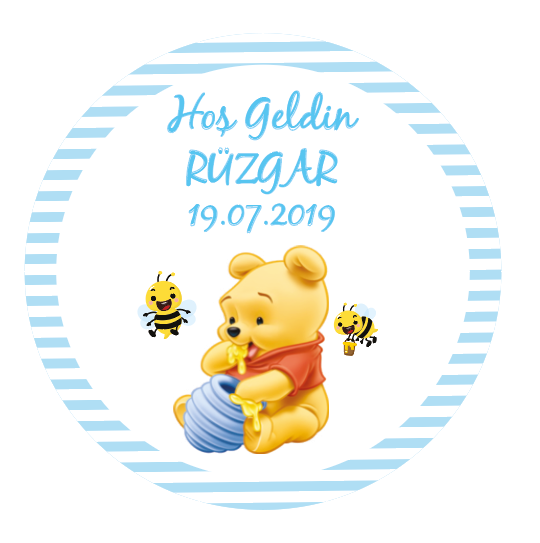 Buton Açacak Magnet Winnie The Pooh