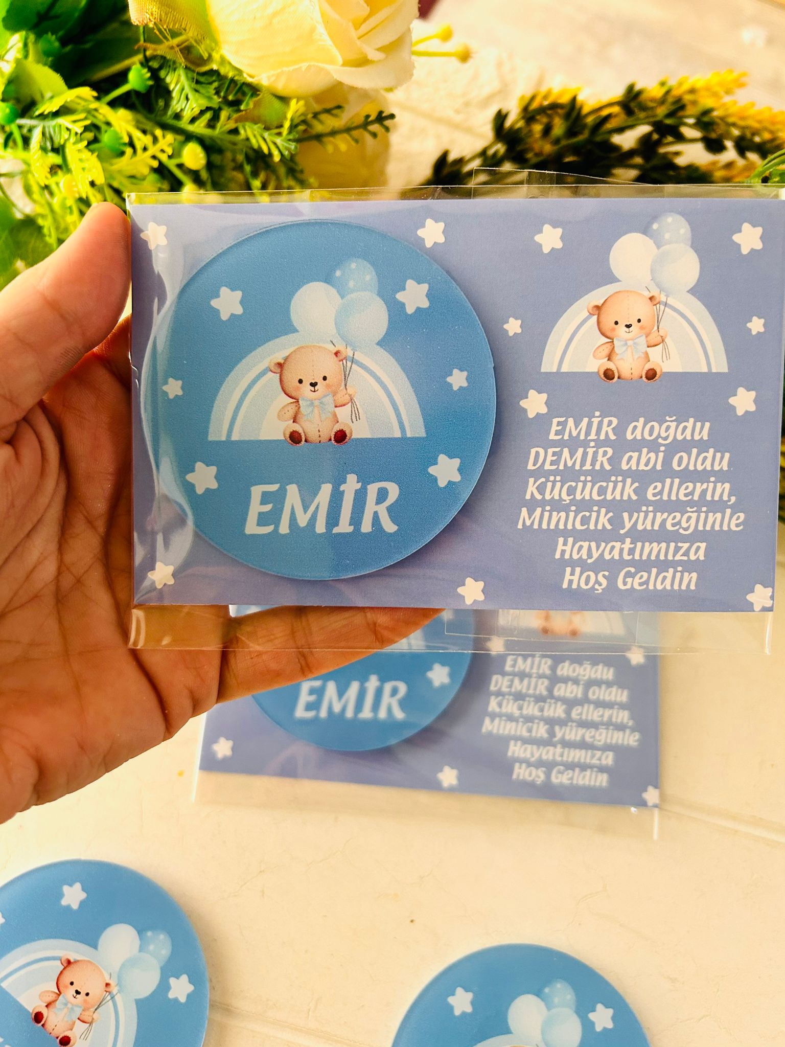 Ayıcık Temalı  Pleksi Magnet