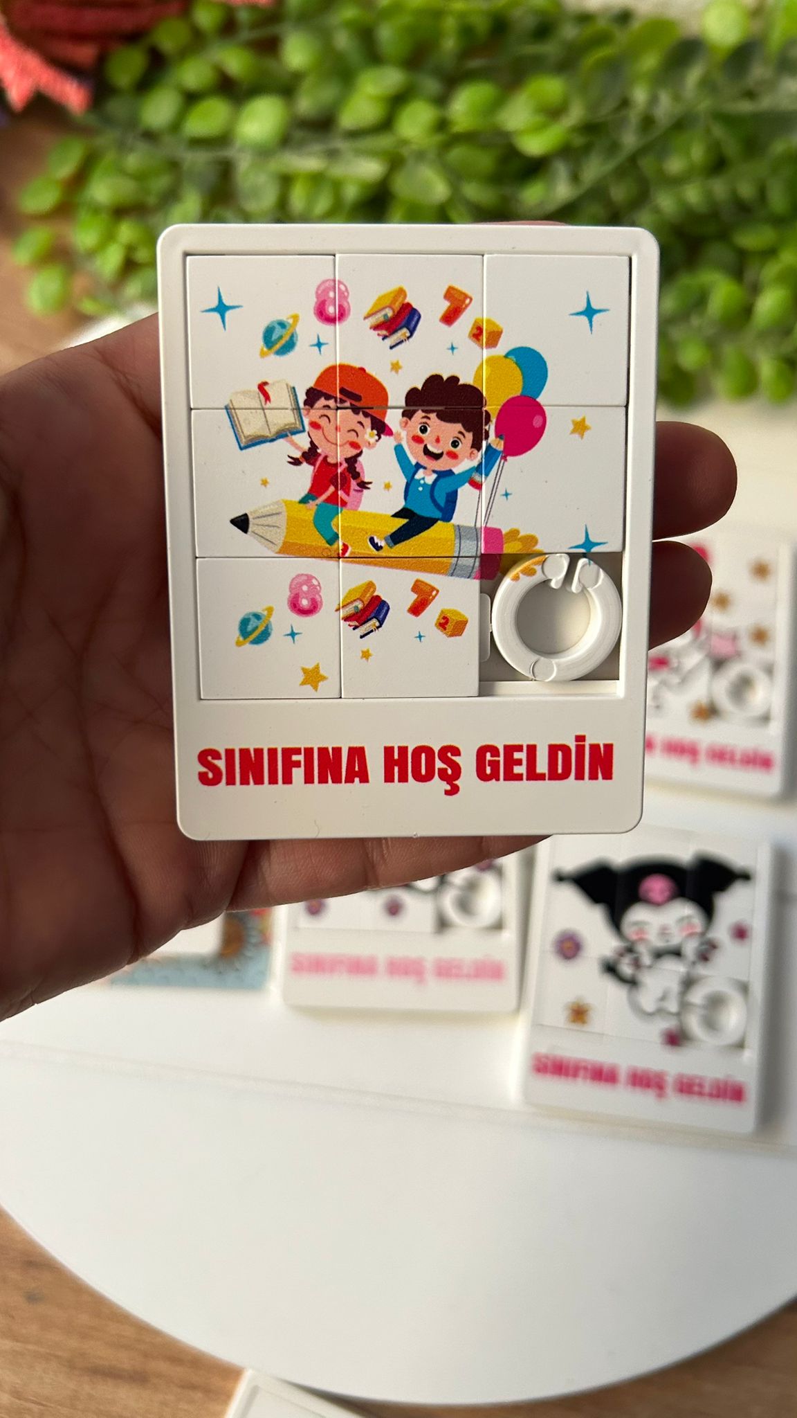 Okul-Öğrenci-Tatil Temalu Puzzle