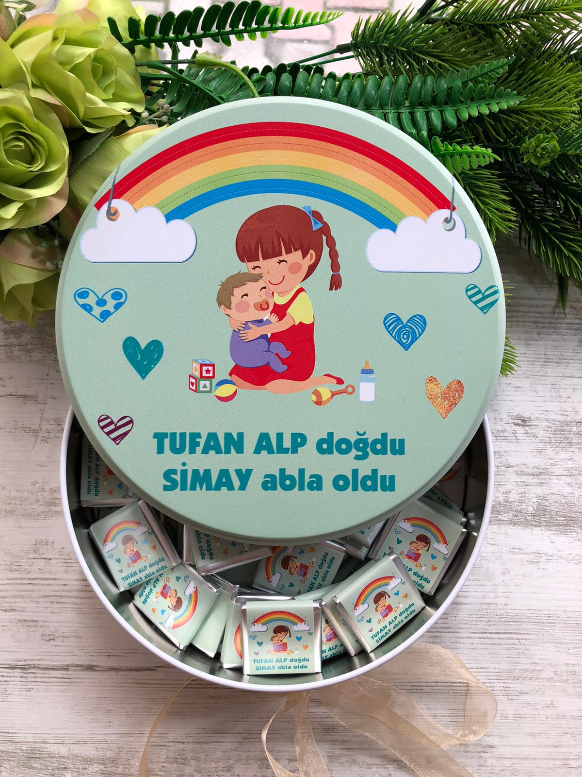 ABLA ERKEK KARDEŞ TEMALI ÇİKOLATA KUTUSU