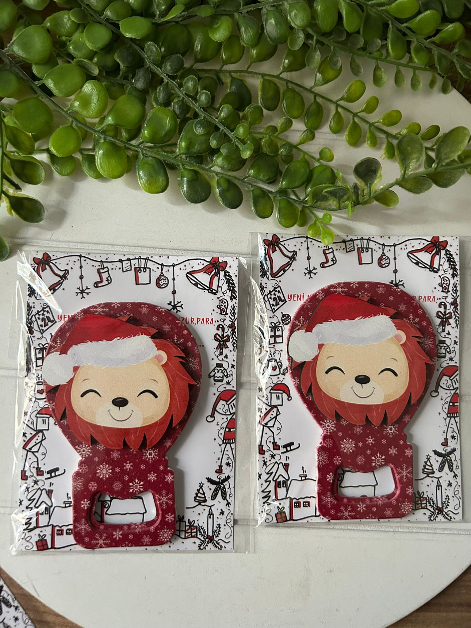 NOEL -YENİ YIL-YILBAŞI BALON MAGNET KABARTMA FİGÜR