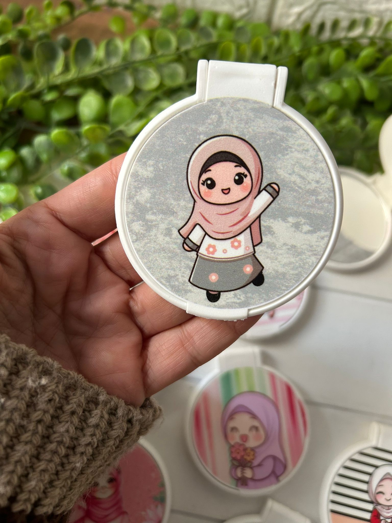 Kuran Kursu  Temalı Kare Pleksi Ayna