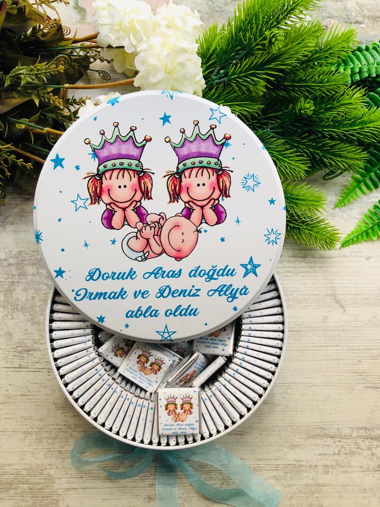 ABLA ERKEK KARDEŞ TEMALI ÇİKOLATA KUTUSU