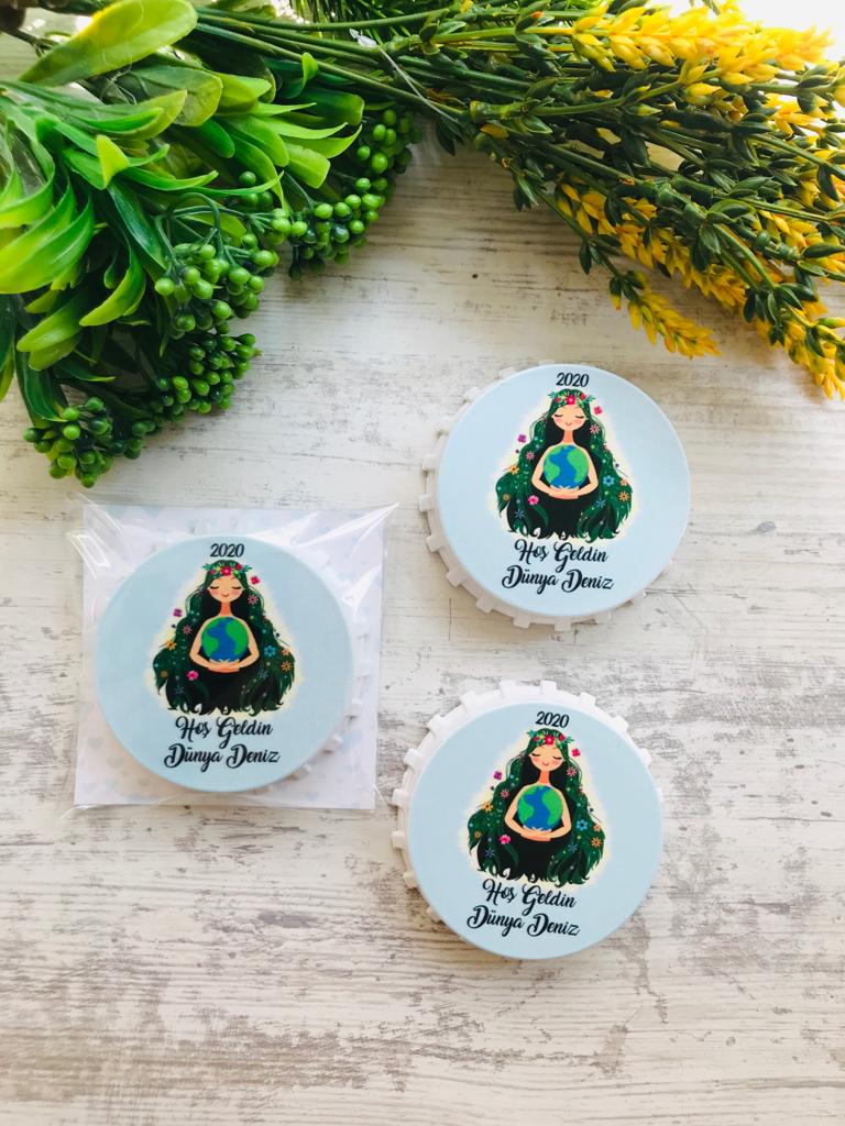 KAPAK AÇACAK MAGNET DÜNYA TEMALI