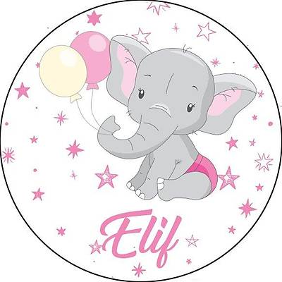 Uv Bask�l� Bo� Metal Kutu Fil Temal�