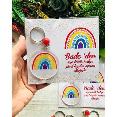 G�kku�a�� Temal� Pleksi Anahtarl�k