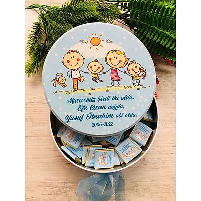 MUTLU A�LE TEMALI ��KOLATA  KUTUSU