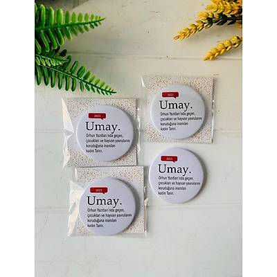 Umay Kelimesi Temal� Buton A�acak Magnet