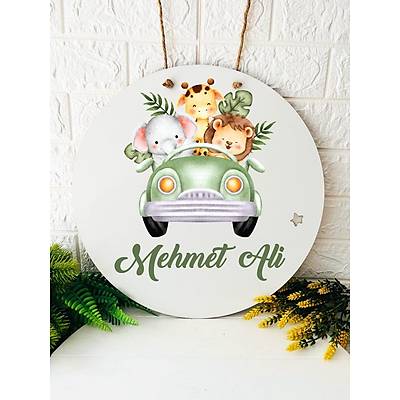 38 cm Ah�ap Kap� S�s�- Safari Temal�