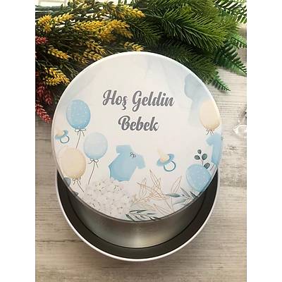 Uv Baskl Bo Metal Kutu Bebek Elbisesi Temal