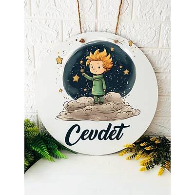 38 cm Ah�ap Kap� S�s�- K���k Prens Temal�