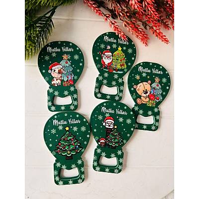 Noel-Yeni Y�l-Y�lba�� Balon Magnet (Desenler Kar���k Yollan�r)