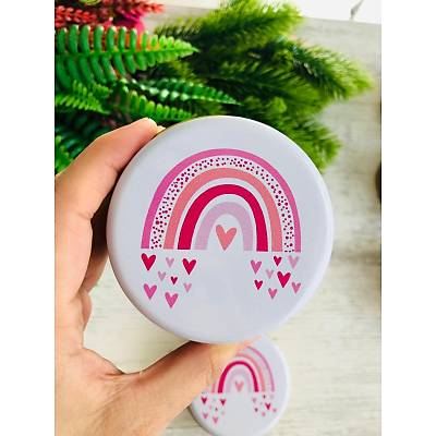 Pembe Bohem Gkkua Temal  Mini Metal Kutu