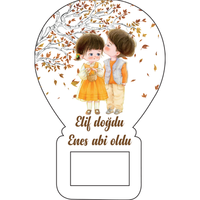 Balon A�acak Magnet Abi Karde�Temal�