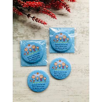 Buton A�acak Magnet Aile Temal�