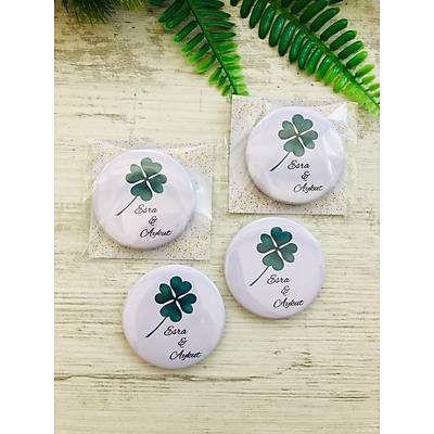 Yonca Temal� Buton  A�acakl� Magnet