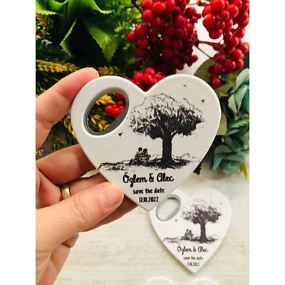 Hayat A�ac� Kalp Magnet