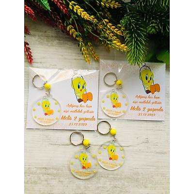 Tweety  Temal Pleksi Anahtarlk