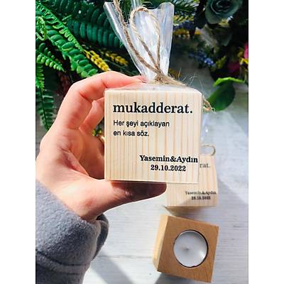 Mukadderat Kelimeler Temal� Ah�ap  Mumluk